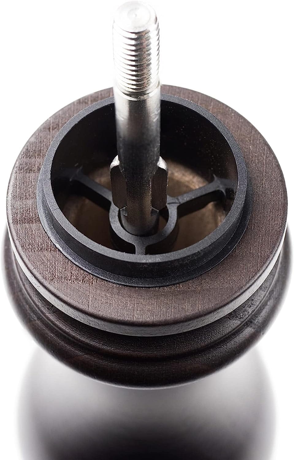 Experience Culinary Excellence with the Paris U'Select Adjustable Pepper Mill - 22 cm in Rich Chocolate Beechwood, Crafted in France